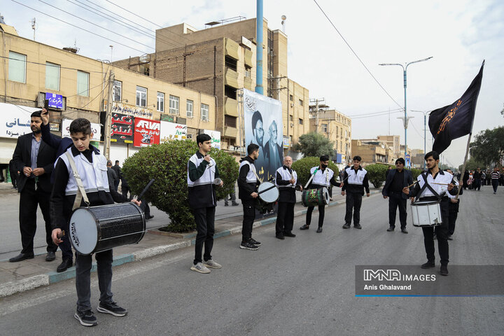 آیین تشییع آیت الله سیدعلی شفیعی در اهواز