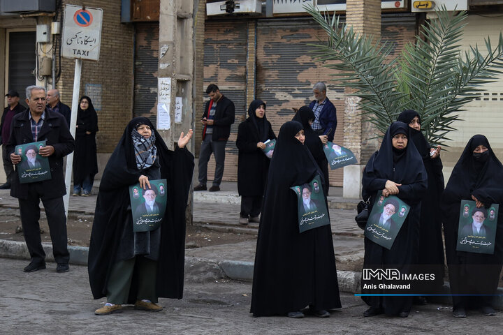 آیین تشییع آیت الله سیدعلی شفیعی در اهواز