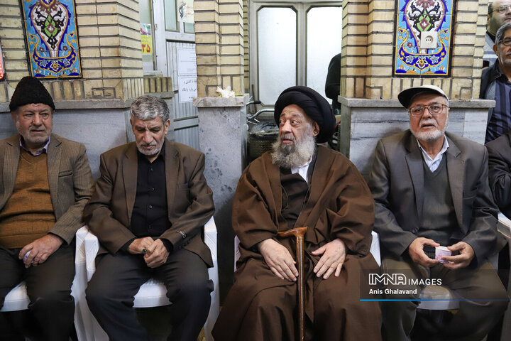 آیین تشییع آیت الله سیدعلی شفیعی در اهواز