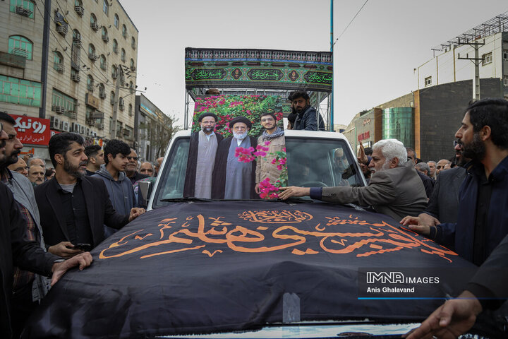 آیین تشییع آیت الله سیدعلی شفیعی در اهواز