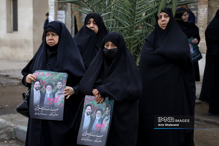 آیین تشییع آیت الله سیدعلی شفیعی در اهواز