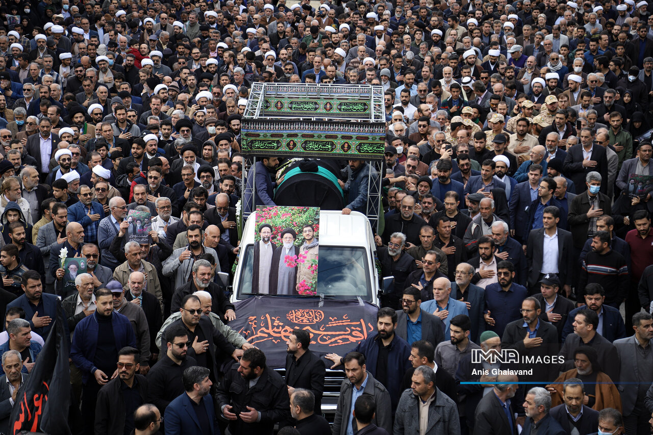 آیین تشییع آیت الله سیدعلی شفیعی در اهواز