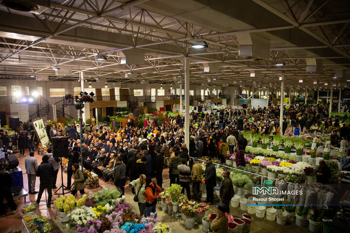 آیین افتتاح باغ ارغوان اصفهان