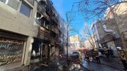 آتش‌سوزی گسترده در خیابان امام رضا مشهد ۱۶ مصدوم برجای گذاشت