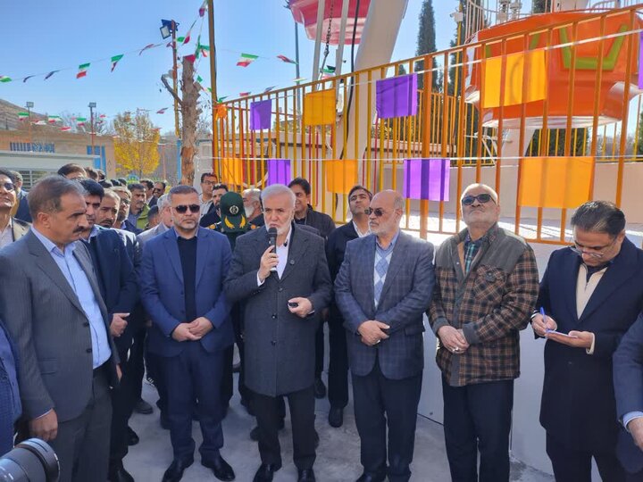 شهربازی بوستان نماز شیراز به بهره‌برداری رسید