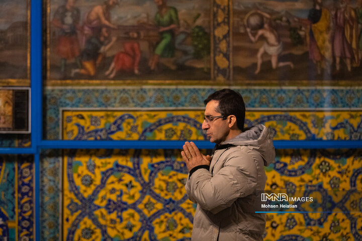 مراسم سال نو میلادی در کلیسای وانک