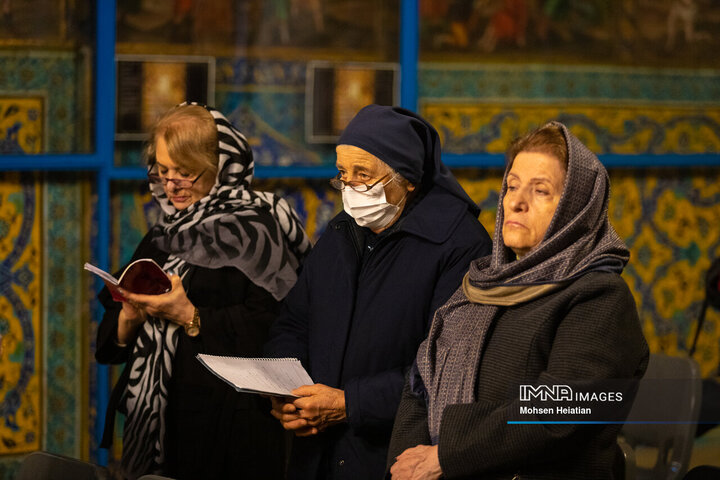 مراسم سال نو میلادی در کلیسای وانک