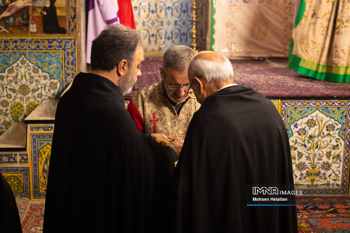 مراسم سال نو میلادی در کلیسای وانک