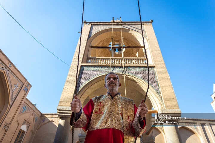 مراسم سال نو میلادی در کلیسای وانک