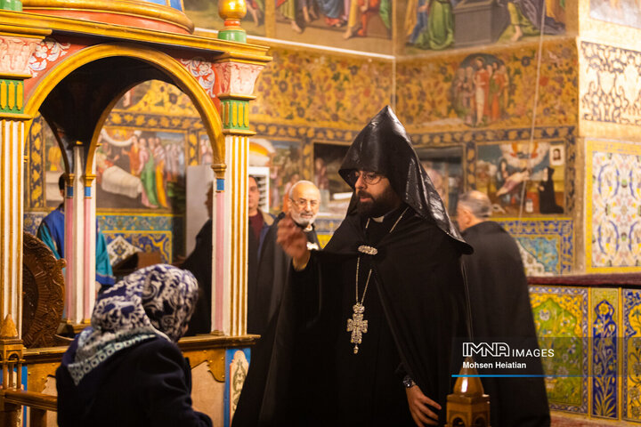 مراسم سال نو میلادی در کلیسای وانک