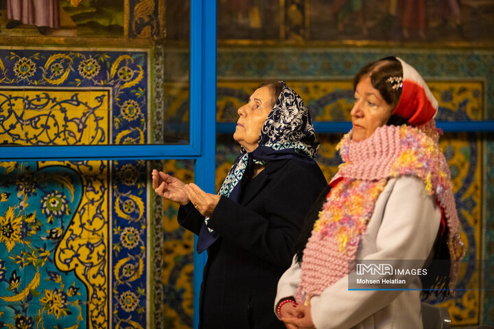 مراسم سال نو میلادی در کلیسای وانک