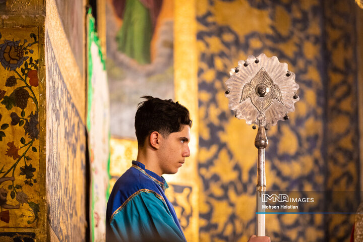 مراسم سال نو میلادی در کلیسای وانک