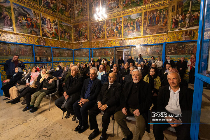 مراسم سال نو میلادی در کلیسای وانک