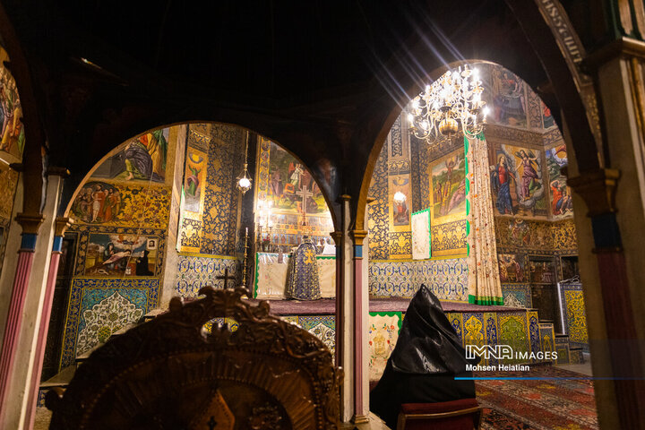 مراسم سال نو میلادی در کلیسای وانک