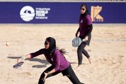 هفته پایانی رقابت‌های بین‌المللی تنیس ساحلی؛ ادامه درخشش حیدری و فرحبدنیا