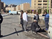 مشکل فاضلاب خیابان گلستان شهرک شهید کشوری برطرف شد