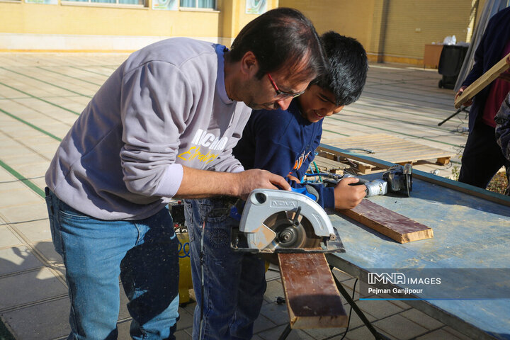 اردوی پدر پسری مدرسه صالحین