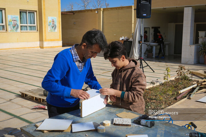 اردوی پدر پسری مدرسه صالحین