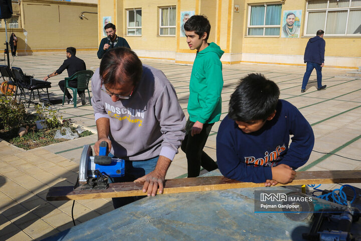 اردوی پدر پسری مدرسه صالحین
