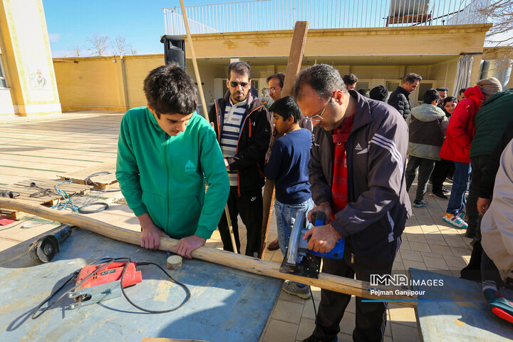 اردوی پدر پسری مدرسه صالحین