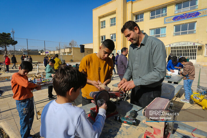 اردوی پدر پسری مدرسه صالحین