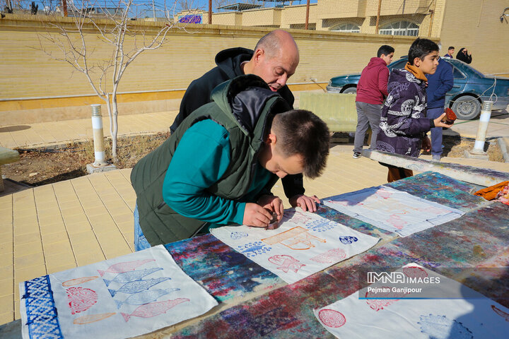 اردوی پدر پسری مدرسه صالحین