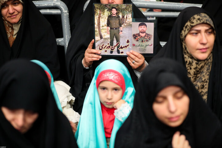 دیدار خانواده شهدای اقتدار با رهبر انقلاب