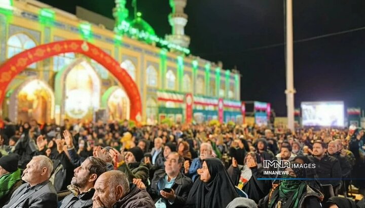 برگزاری مراسم ششمین سالگرد شهادت سردار سلیمانی با حضور پرشور مردم