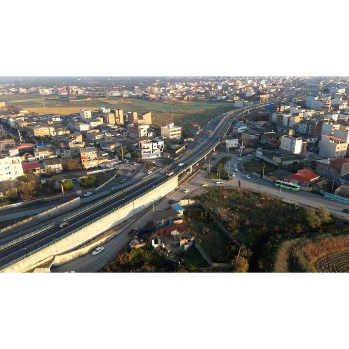 افتتاح پل سه راه جویبار ساری پس از ۱۷ سال چشم‌انتظاری