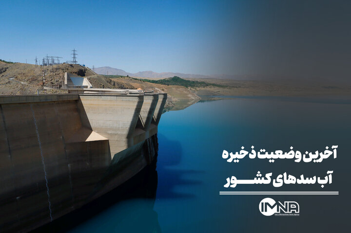 آخرین وضعیت ذخیره آب سدهای کشور