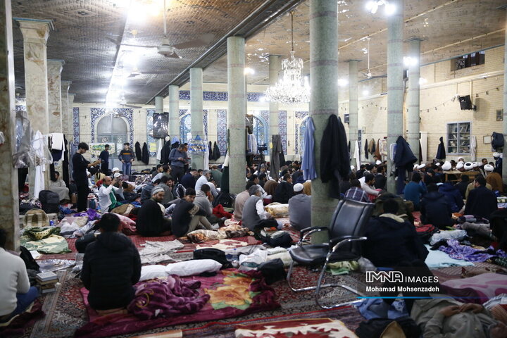 مراسم اعتکاف طلاب غیر ایرانی