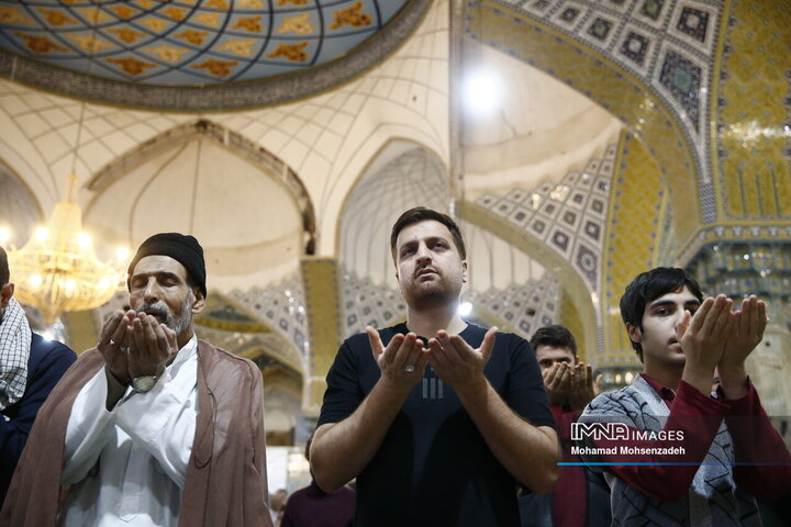 مراسم اعتکاف طلاب غیر ایرانی