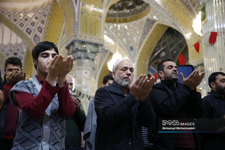 مراسم اعتکاف طلاب غیر ایرانی