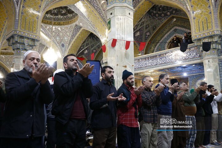 مراسم اعتکاف طلاب غیر ایرانی