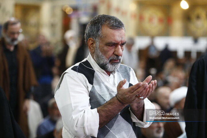 مراسم اعتکاف طلاب غیر ایرانی