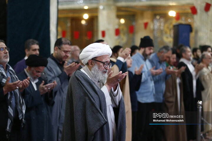 مراسم اعتکاف طلاب غیر ایرانی