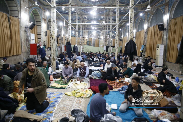 مراسم اعتکاف طلاب غیر ایرانی