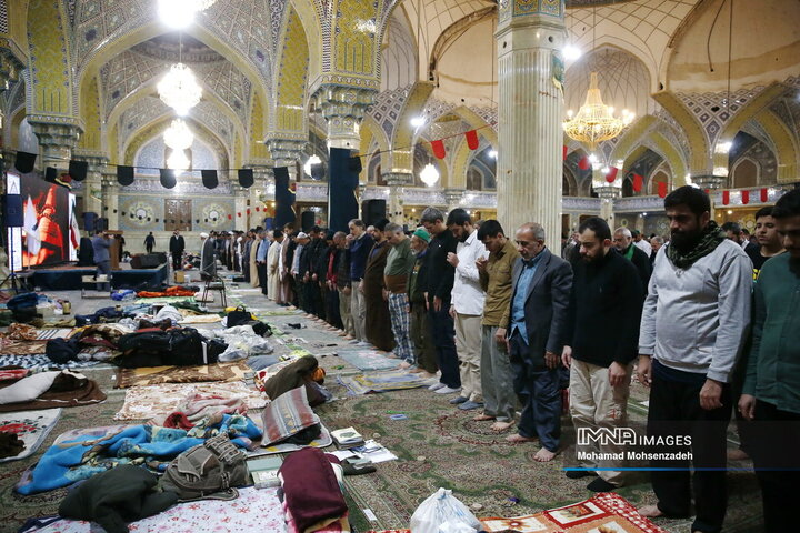 مراسم اعتکاف طلاب غیر ایرانی