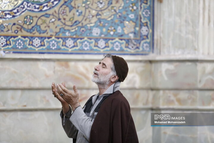 مراسم اعتکاف طلاب غیر ایرانی