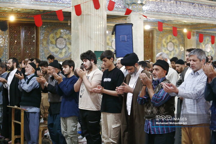 مراسم اعتکاف طلاب غیر ایرانی