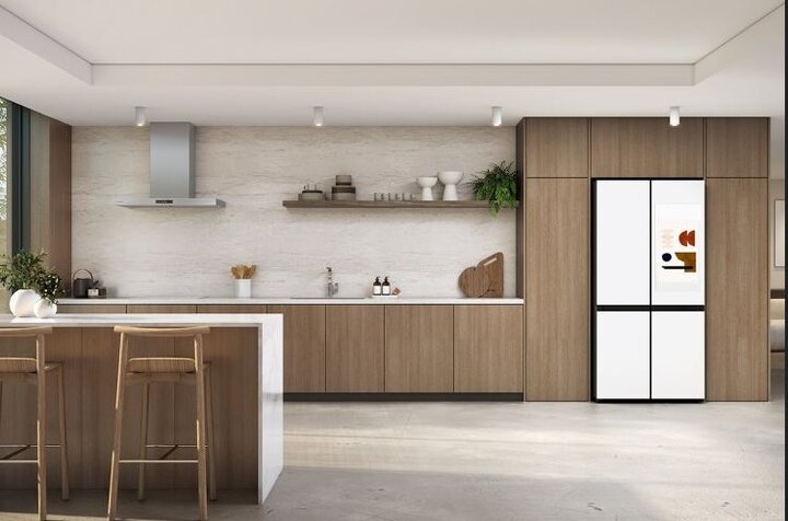 باز و بسته کردن درِ یخچال هوشمند با فرمان صوتی