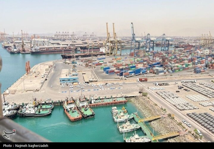 تخلیه و بارگیری ۵۴ میلیون تن کالا در بندر شهید رجایی