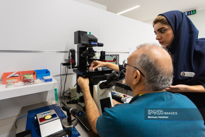 عملیات نمونه‌گیری از جنین‌های تشکیل شده به منظور بررسی وضعیت سلامت جنین و جنسیت