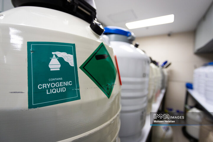 مخازن فریز اسپرم، تخمک و جنین حاوی ازت مایع