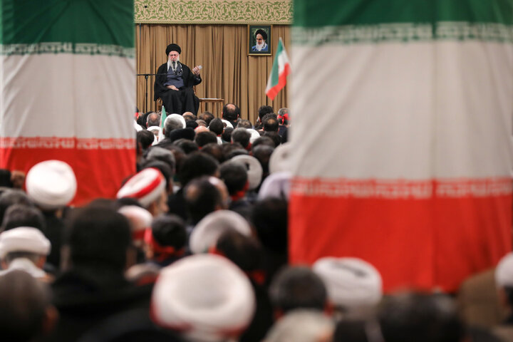 دیدار مردم قم با رهبر انقلاب