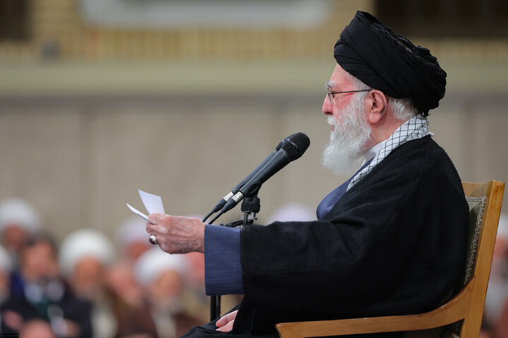 دیدار مردم قم با رهبر انقلاب