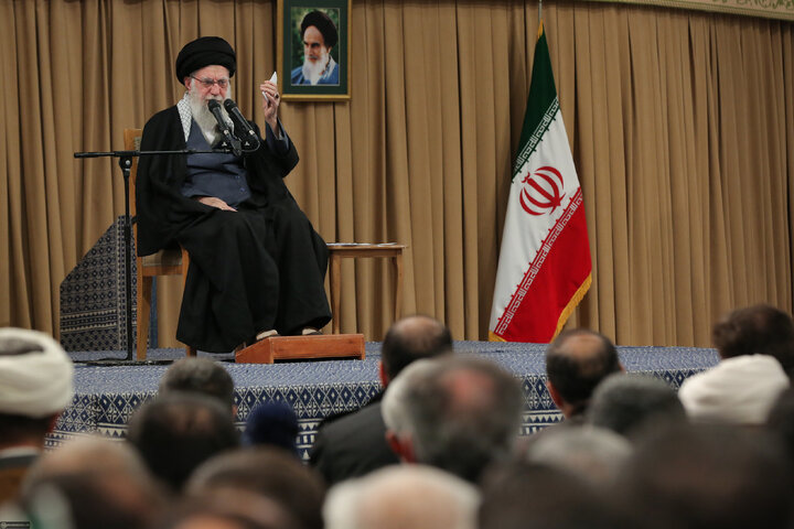 دیدار مردم قم با رهبر انقلاب