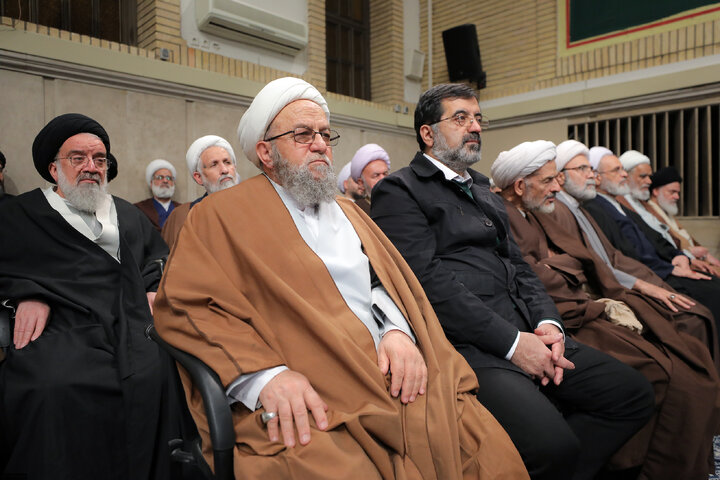 دیدار مردم قم با رهبر انقلاب