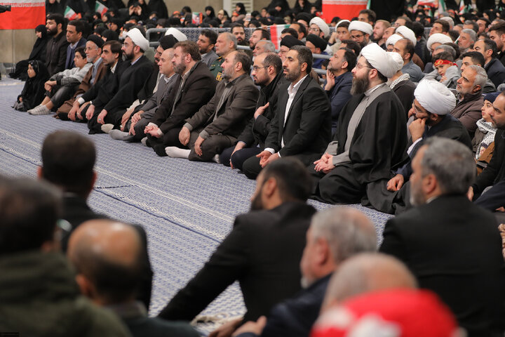 دیدار مردم قم با رهبر انقلاب