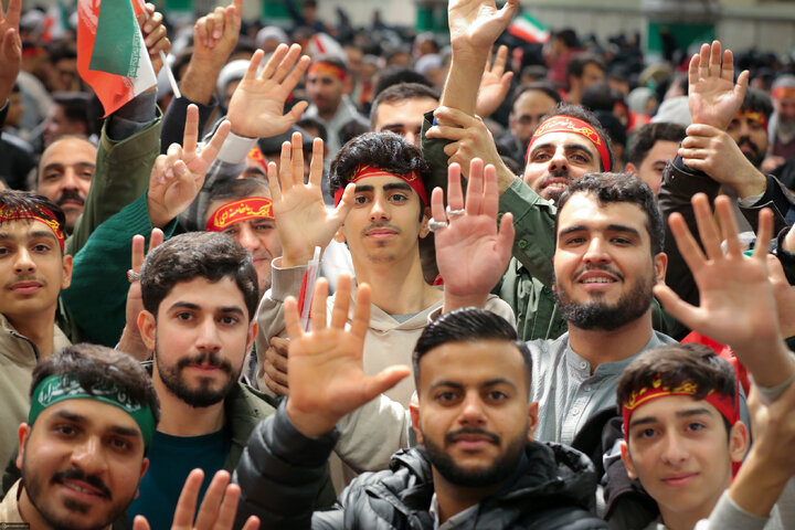 دیدار مردم قم با رهبر انقلاب